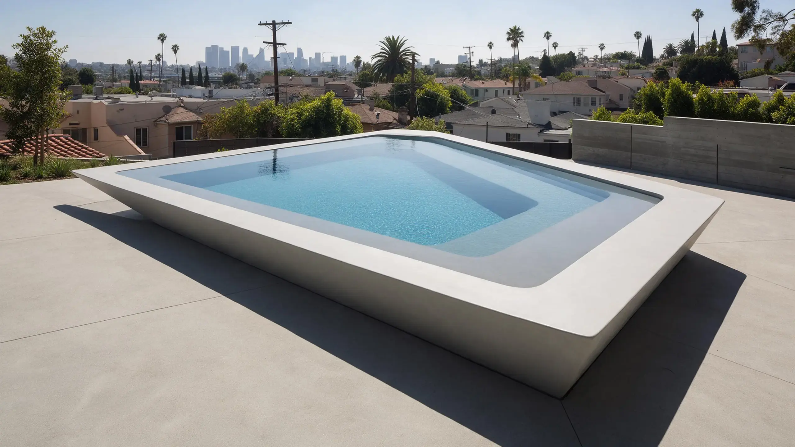 Geometric Pool Builders Los Angeles