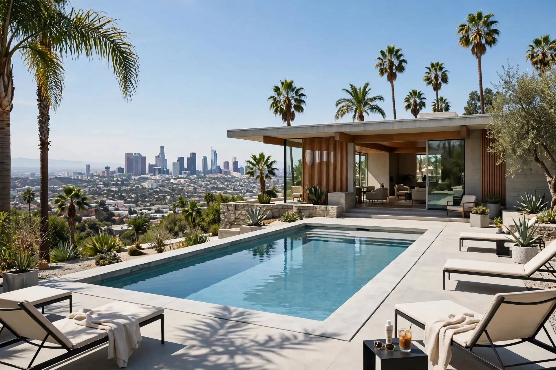 Geometric Pool Builders Los Angeles | Modern Pool Design